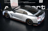 AutoArt Nissan 2017 GT-R R35 Nismo Silver 1:18 – Modello da collezione pressofuso