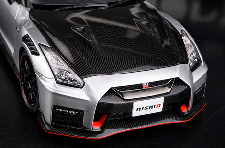 AutoArt Nissan 2017 GT-R R35 Nismo Silberne 1:18 – Sammelobjekte aus Druckguss