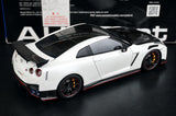 AutoArt Nissan 2017 GT-R R35 Nismo White 1:18 – Modello da collezione pressofuso