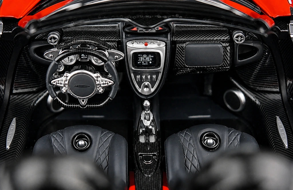 AutoArt Pagani 2017 Huayra Roadster Red 1:18 – Modello da collezione in metallo pressofuso