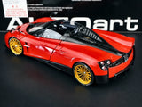 AutoArt Pagani 2017 Huayra Roadster Red 1:18 – Modello da collezione in metallo pressofuso