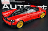 AutoArt Pagani 2017 Huayra Roadster Red 1:18 – Modello da collezione in metallo pressofuso