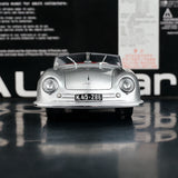 [AutoArt] 1:18 Porsche 1948 356 Nr.1 Roadster Auto Modello Argento in Pressofuso