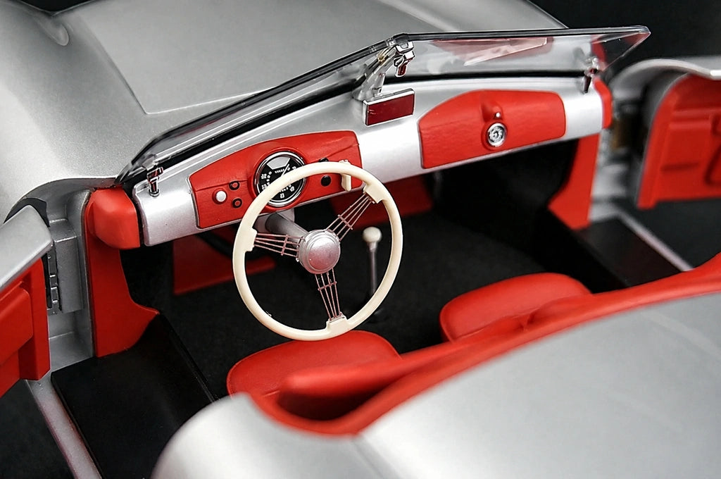 [AutoArt] 1:18 Porsche 1948 356 Nr.1 Roadster Auto Modello Argento in Pressofuso