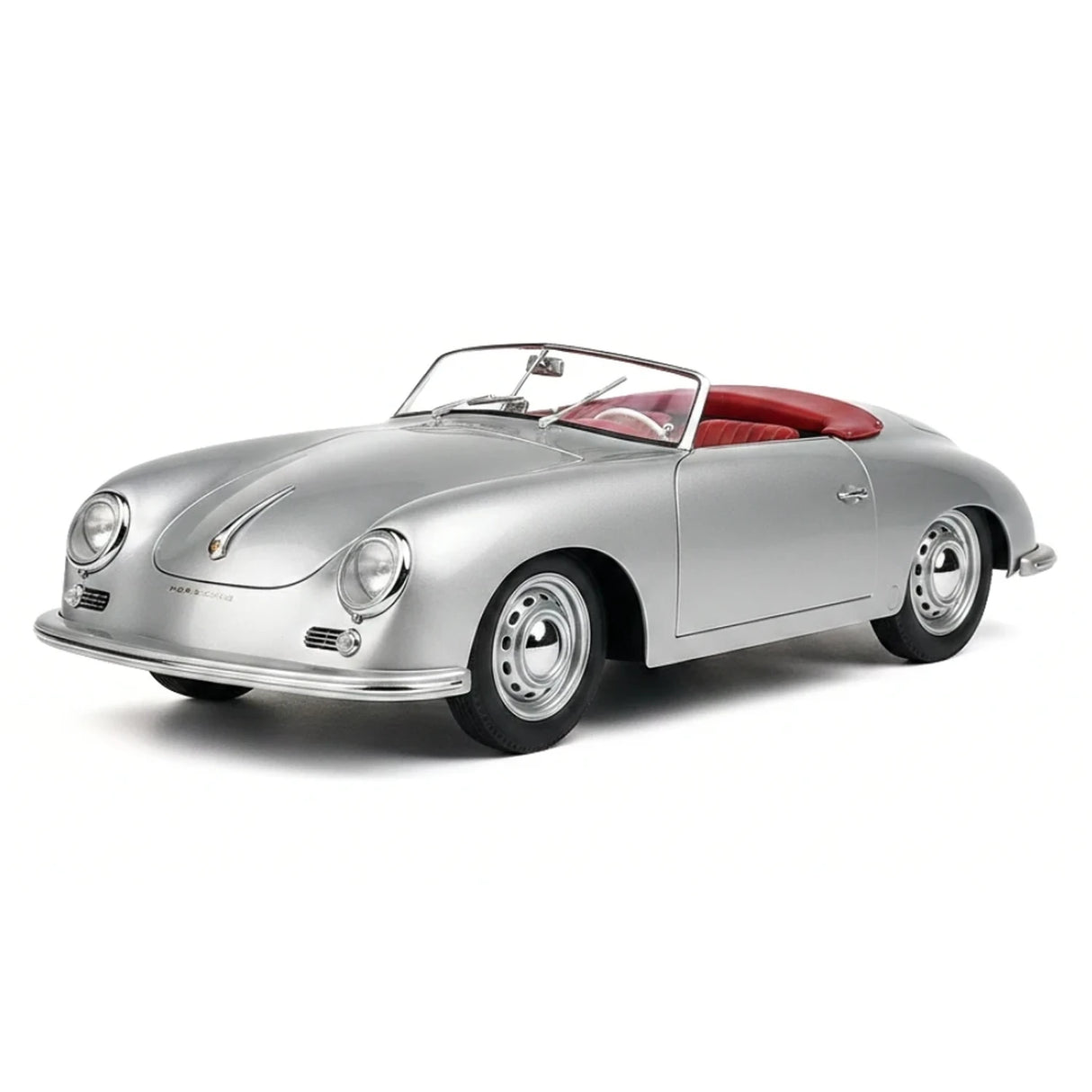 [AutoArt] 1:18 Porsche 1948 356 Nr.1 Roadster Auto Modello Argento in Pressofuso