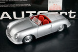 [AutoArt] 1:18 Porsche 1948 356 Nr.1 Roadster Auto Modello Argento in Pressofuso