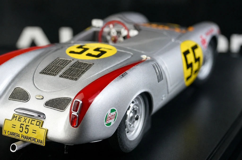 1:18 Porsche 1954 550 1500 RS Spyder Carrera Panamericana modello #55 di AutoArt - vista 13