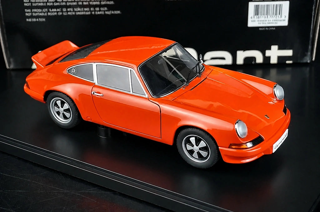 [AutoArt] 1:18 Porsche 1973 911 Carrera RS Modello Arancione 2.7 Metal in Metallo
