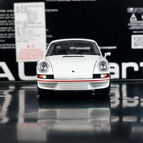 [AutoArt] 1:18 Porsche 1973 911 Carrera RS Modello bianco 2.7 Auto in Metallo Pressofuso