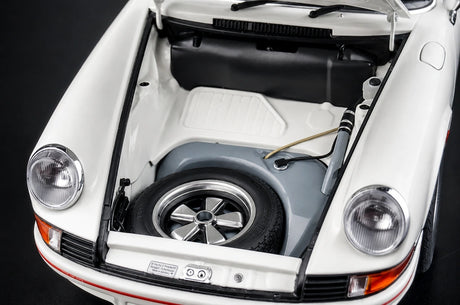 [AutoArt] 1:18 Porsche 1973 911 Carrera RS Modello bianco 2.7 Auto in Metallo Pressofuso