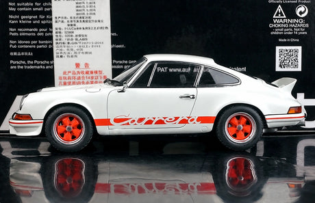 [AutoArt] 1:18 Porsche 1973 911 Carrera RS Modello bianco 2.7 Auto in Metallo Pressofuso