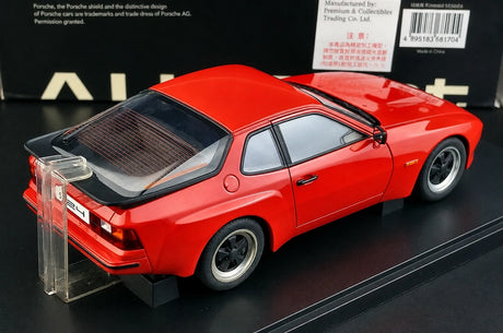 [AutoArt] 1:18 Porsche 1981 924 Carrera GT Modello Rosso di auto in metallo pressofuso