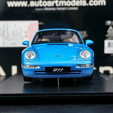 [AutoArt] 1:18 Porsche 1995 911 993 Carrera Modello Blu di Automobili Pressofuso