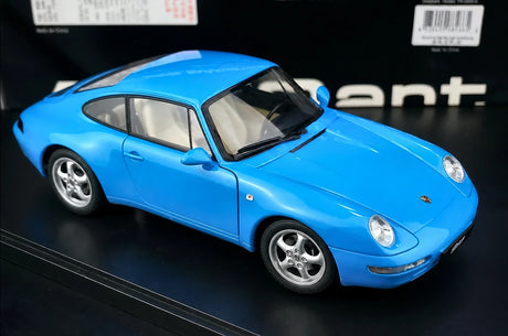 [AutoArt] 1:18 Porsche 1995 911 993 Carrera Modello Blu di Automobili Pressofuso