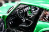 [AutoArt] 1:18 Porsche 1995 911 993 RWB Modello di auto widebody verde in metallo pressofuso