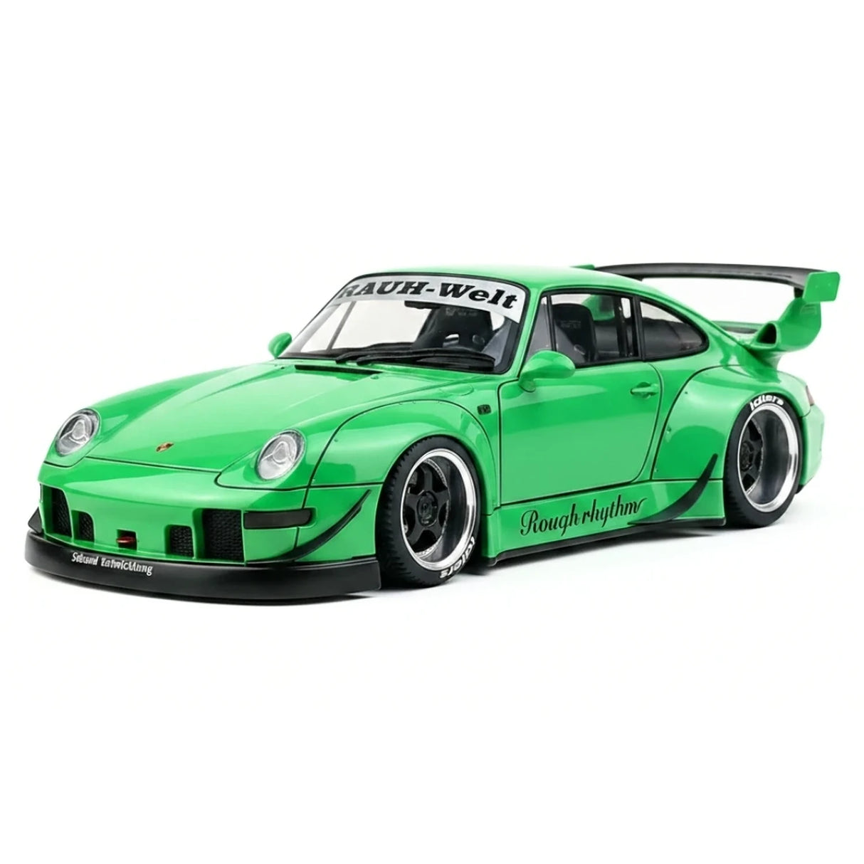 [AutoArt] 1:18 Porsche 1995 911 993 RWB Modello di auto widebody verde in metallo pressofuso