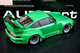 [AutoArt] 1:18 Porsche 1995 911 993 RWB Modello di auto widebody verde in metallo pressofuso