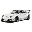 [AutoArt] 1:18 Porsche 1995 911 993 RWB Modello Bianco a Carrozzeria Larga in Pressofuso