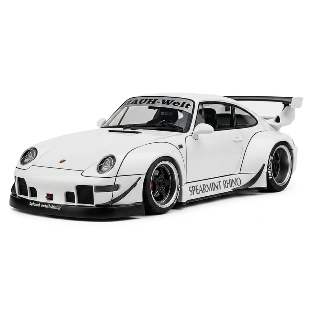 [AutoArt] 1:18 Porsche 1995 911 993 RWB Modello Bianco a Carrozzeria Larga in Pressofuso