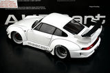[AutoArt] 1:18 Porsche 1995 911 993 RWB Modello Bianco a Carrozzeria Larga in Pressofuso