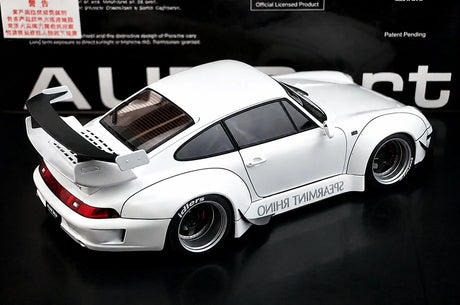 [AutoArt] 1:18 Porsche 1995 911 993 RWB Modello Bianco a Carrozzeria Larga in Pressofuso