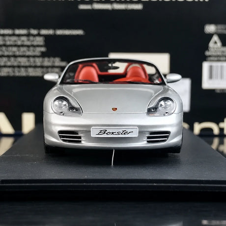[AutoArt] 1:18 Porsche 1996 Boxster 986 Modello Argento di Automobili in Metallo Pressofuso