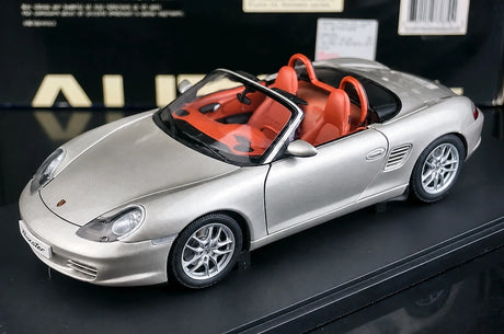 [AutoArt] 1:18 Porsche 1996 Boxster 986 Modello Argento di Automobili in Metallo Pressofuso