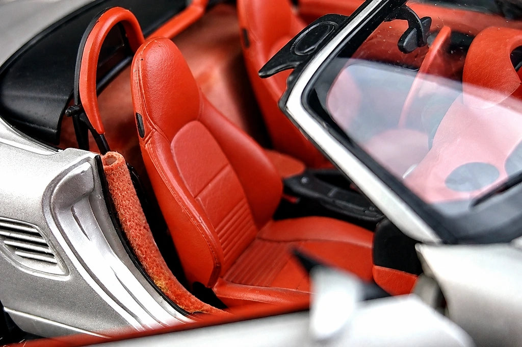 [AutoArt] 1:18 Porsche 1996 Boxster 986 Modello Argento di Automobili in Metallo Pressofuso