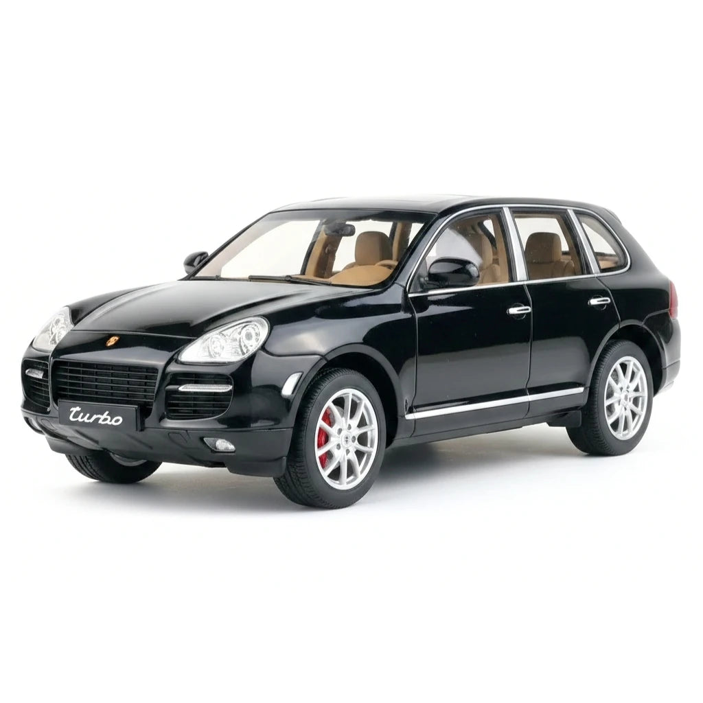 [AutoArt] 1:18 Porsche 2003 Cayenne Turbo Black Model Car Die-Cast