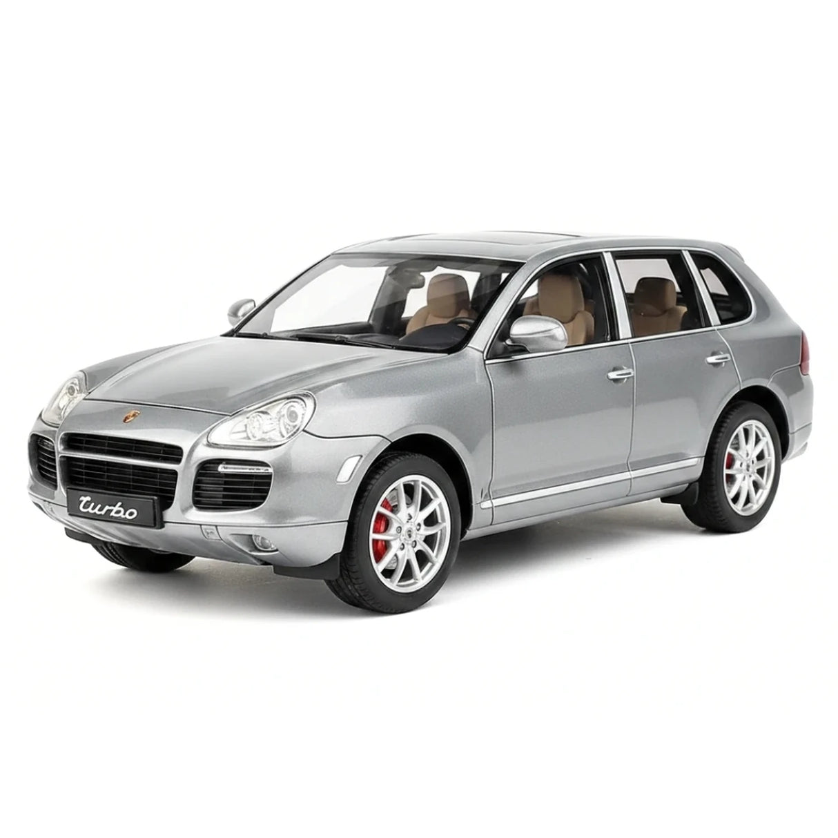 [AutoArt] 1:18 Porsche 2003 Cayenne Auto modello turbo grigio in metallo pressofuso
