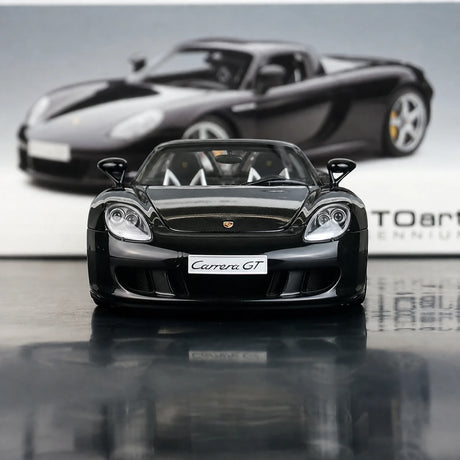 [AutoArt] 1:18 Porsche 2004 Carrera GT Modello nero di auto in metallo pressofuso