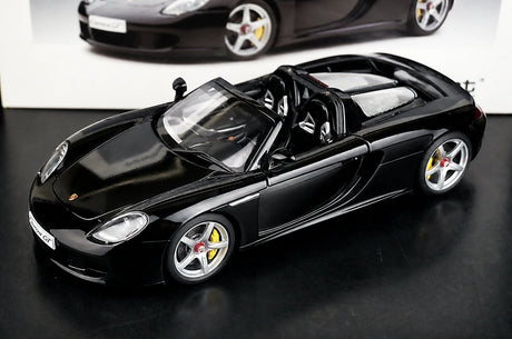 [AutoArt] 1:18 Porsche 2004 Carrera GT Modello nero di auto in metallo pressofuso