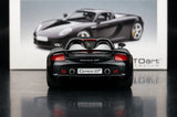 [AutoArt] 1:18 Porsche 2004 Carrera GT Modello nero di auto in metallo pressofuso