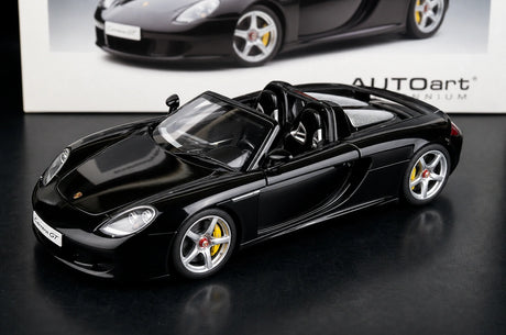 [AutoArt] 1:18 Porsche 2004 Carrera GT Modello nero di auto in metallo pressofuso