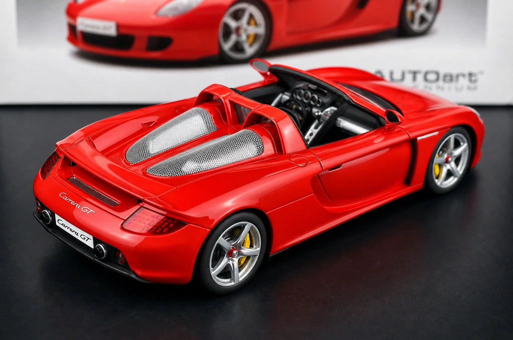 [AutoArt] 1:18 Porsche 2004 Carrera GT Modello Rosso di auto in metallo pressofuso