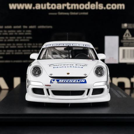 [AutoArt] 1:18 Porsche 2006 911 997 GT3 Carrozza modello della livrea Cup Deutschland in pressofuso