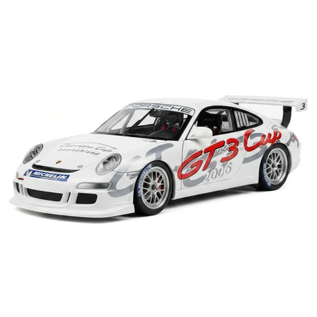 [AutoArt] 1:18 Porsche 2006 911 997 GT3 Carrozza modello della livrea Cup Deutschland in pressofuso