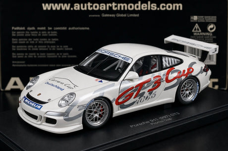 [AutoArt] 1:18 Porsche 2006 911 997 GT3 Carrozza modello della livrea Cup Deutschland in pressofuso