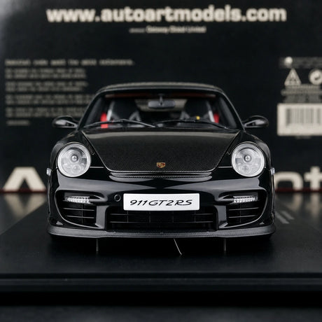 [AutoArt] 1:18 Porsche 2010 911 997 GT2 RS Modello nero di auto in metallo pressofuso