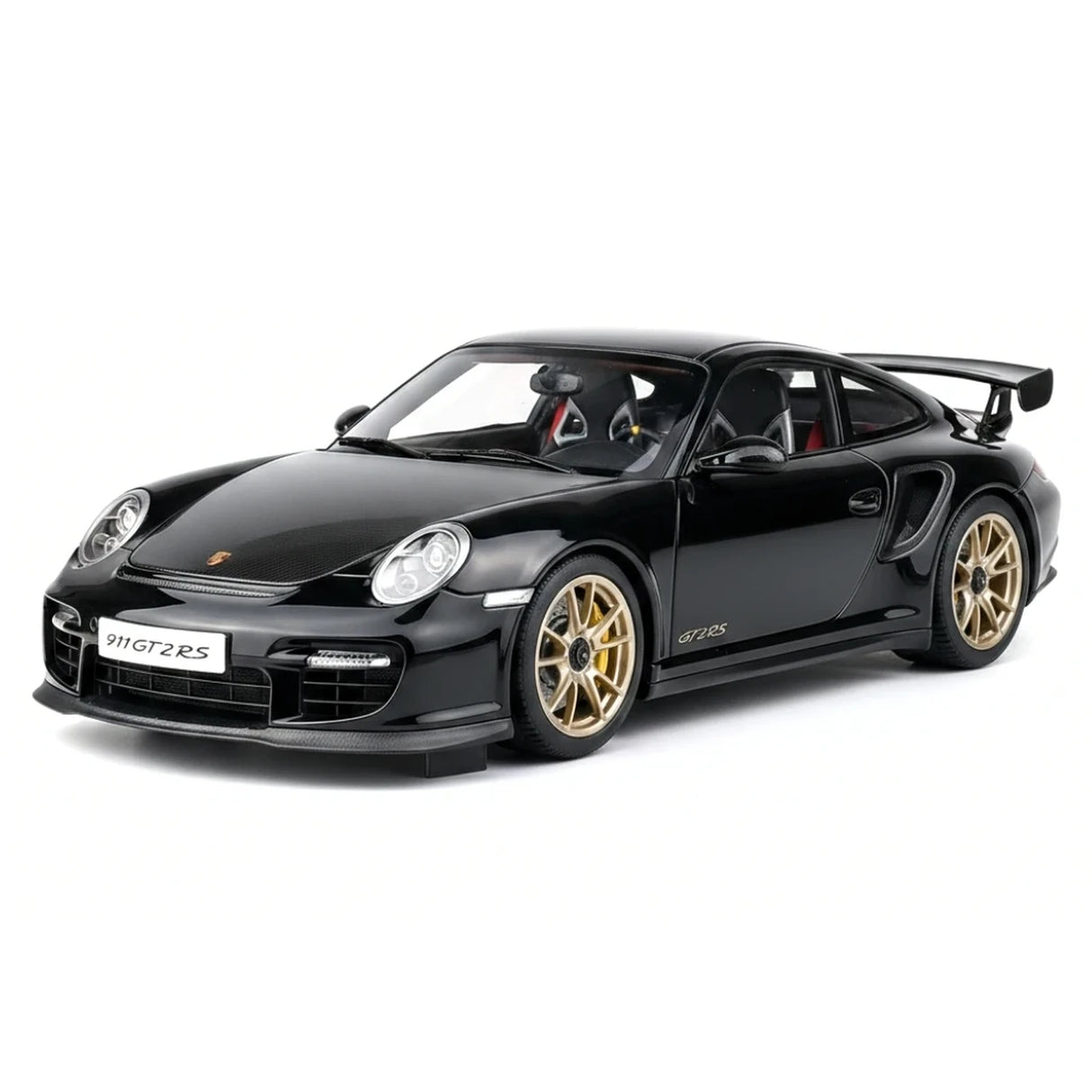 [AutoArt] 1:18 Porsche 2010 911 997 GT2 RS Modello nero di auto in metallo pressofuso