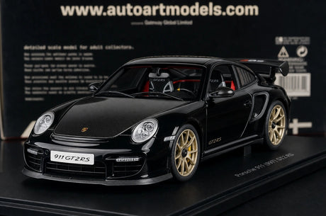 [AutoArt] 1:18 Porsche 2010 911 997 GT2 RS Modello nero di auto in metallo pressofuso