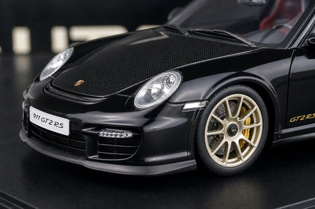 [AutoArt] 1:18 Porsche 2010 911 997 GT2 RS Modello nero di auto in metallo pressofuso