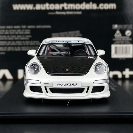 [AutoArt] 1:18 Porsche 2010 911 997 GT2 RS Modello bianco di auto in metallo pressofuso