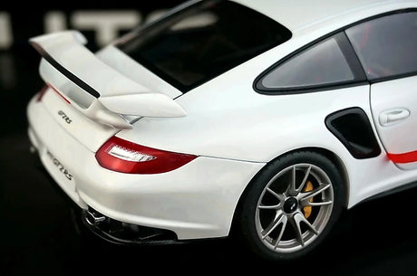 [AutoArt] 1:18 Porsche 2010 911 997 GT2 RS Modello bianco di auto in metallo pressofuso