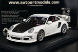 [AutoArt] 1:18 Porsche 2010 911 997 GT2 RS Modello bianco di auto in metallo pressofuso
