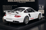 [AutoArt] 1:18 Porsche 2010 911 997 GT2 RS Modello bianco di auto in metallo pressofuso
