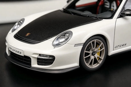 [AutoArt] 1:18 Porsche 2010 911 997 GT2 RS Modello bianco di auto in metallo pressofuso