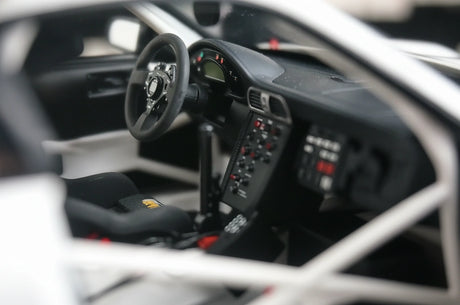 [AutoArt] 1:18 Porsche 2010 911 997 GT3 R Auto Modello Bianco in Metallo Pressofuso