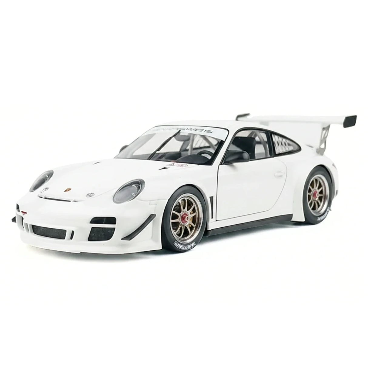 [AutoArt] 1:18 Porsche 2010 911 997 GT3 R Auto Modello Bianco in Metallo Pressofuso
