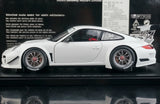 [AutoArt] 1:18 Porsche 2010 911 997 GT3 R Auto Modello Bianco in Metallo Pressofuso